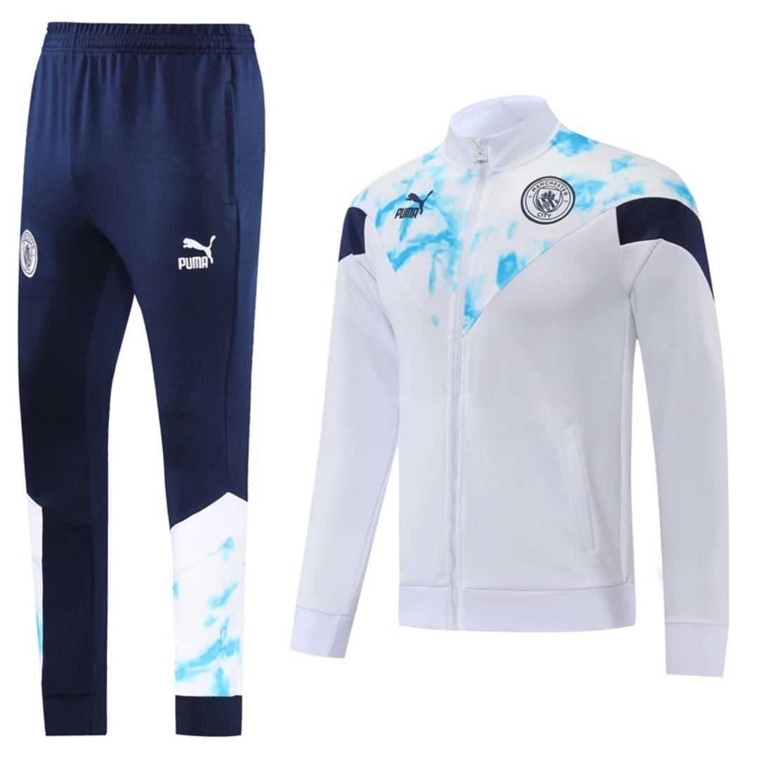 AAA Quality Manchester City 22/23 Tracksuit - White